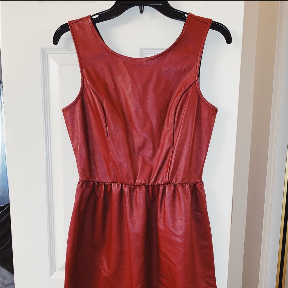 Red/Maroon Socialite Mini Dress